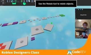 Roblox Studio Game Design Macro (Lvl 1 & 2) - Online, CodeREV Kids, Mountain View